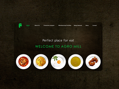 Agro Mill Restaurant Web Design