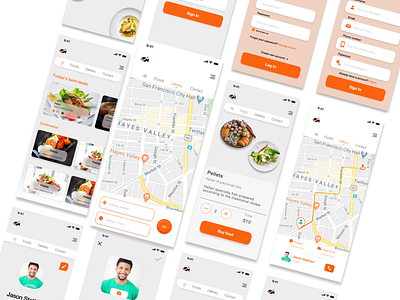 Delivery Food App - App Design