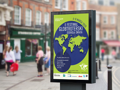II Globetrotter Festival Around the World advertise animation design festival graphic graphicdesign motiondesign poster visual design visualidentity