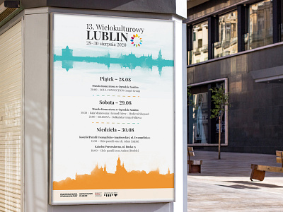 13. Multicultural Lublin Festival advertise animation art design festival graphic graphicdesign identity illustration kv motiondesign poster visual identity