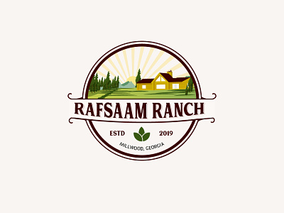 Rafsaam Ranch Vintage Logo