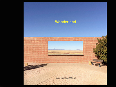 Spotify EP Cover "Wonderland" for War In The West awesome design branding concept creative creative director freelance freelance designer photography unique design