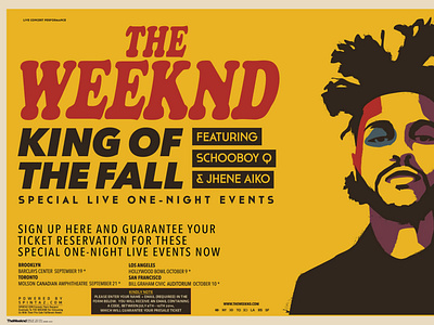 the weeknd king of the fall 4 shows discount tickets