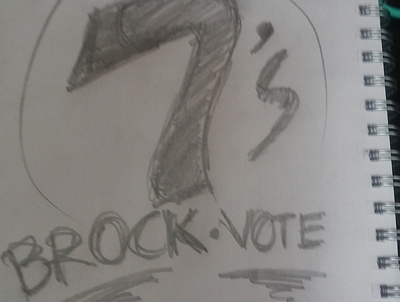 WWW.BROCK.VOTE pencil sketch REALITY ... YES! brock design lucky 7 pencil art pencil drawing sketches usa president 2020 yes