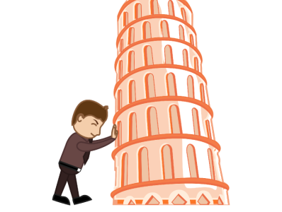 Custom Icon Set. Slick vs Leaning Tower Of Pisa.. STRENGTH