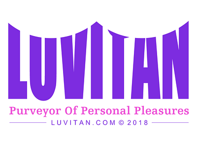 Logo, Branding, e-comm Website for LUVITAN.COM 2021 project banners branding design erotica exotic illustration logo magenta purple sales funnel seo typography ui ux vector website