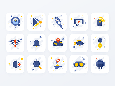 Diving App Illustrations