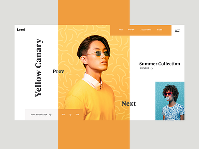 Yellow Canary - Website Design design minimal ui ux web website