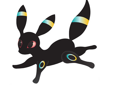 Umbreon in CMYK