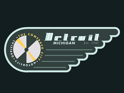 Detroit Badge