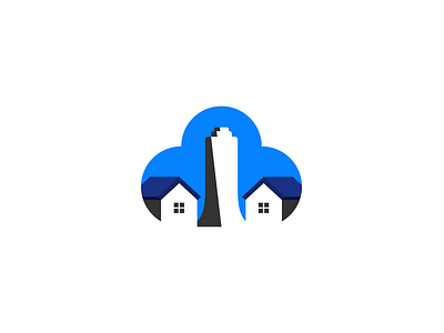 Building app branding building company design house illustration logo tower