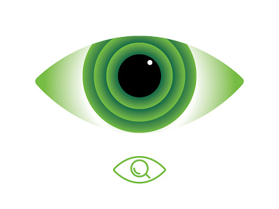 Eyecon 3 design eye icons illustration lens magnifying vector