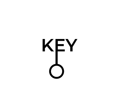 Key affinity affinitydesigner branding clever key mark minimal typography vector wordmark