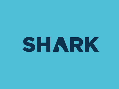 Shark affinity affinitydesigner branding clever design fin fish minimal ocean sea shark typography vector wordmark