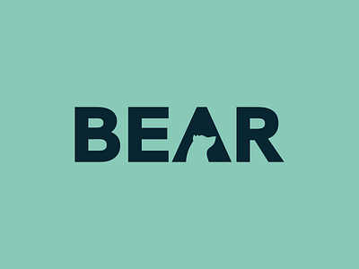 Bear affinity affinitydesigner animal bear branding logo typography vector