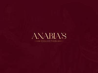 Anabia's Collection Logo Design brand identity branding color palette design graphic design logo logo design vector