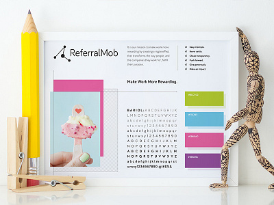 Brand Poster brand design graphic mockup print typography