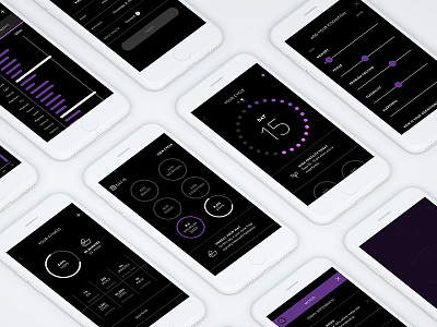 Quantified Self android app ios mobile mockup ui ux visual wireframes