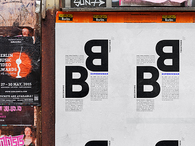 Poster brand design graphic mockup print typography