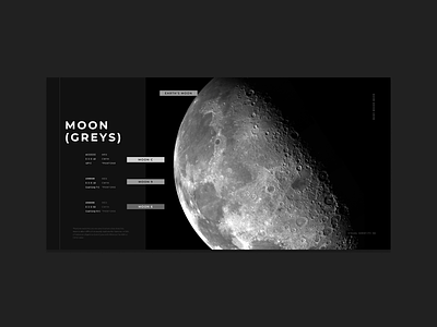 Color in the Cosmos ✨ color moon space ui ux visual web brand