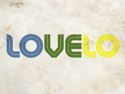 Love + Velo bikes color typography