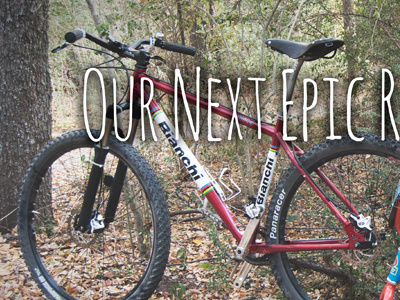Next Epic Ride bikes personal type typography
