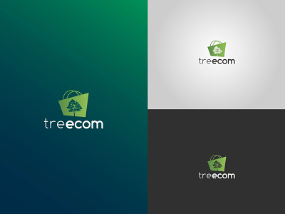 TreeCom branding ecommerce logo tree trees