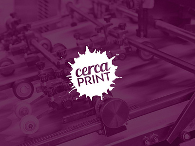 Cerca Print brand branding cerca imprenta logo logotype print printer