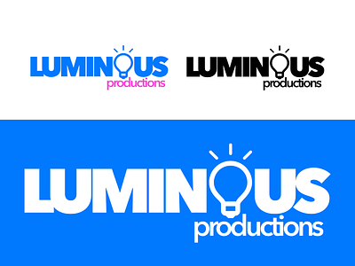 Luminous Productions #1 branding design logo luminous luminousprod