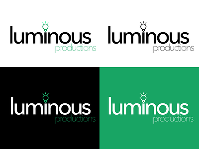 Luminous Productions #2 branding design logo luminous luminousprod