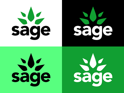 Sage Produce branding design logo