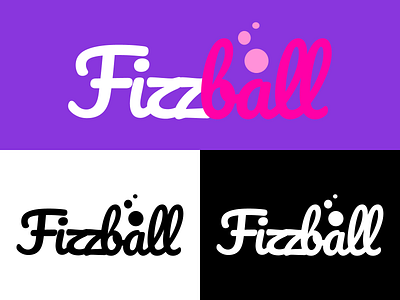 Fizzball branding design drink logo soda softdrink