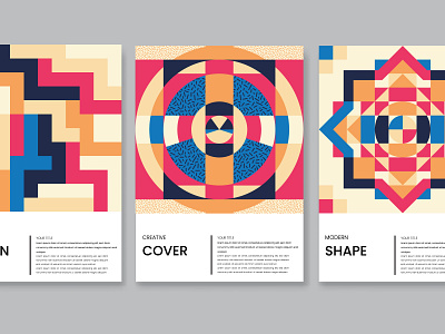 Shape Merge pattern Design abstract abstract art arabic bahuaus branding circular colorful cover design design geometric design graphic design illustration line memphis style pattern poster set printing shape vector
