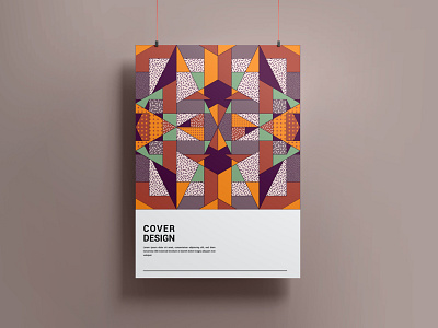 Geometric Cover Design abstract abstract art branding geometry clean colorful creativekittepirates geometric geometric design geometry graphic design grid interior memphis style pattern print shapes textile unique vector wall art