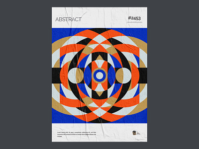 #2453 abstract digital art futurism geometric grid modern art pattern poster poster design print trendy visual