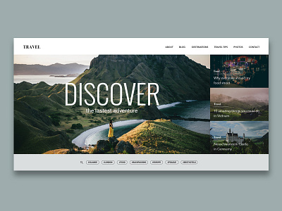 Travel Blog Concept blog travel web