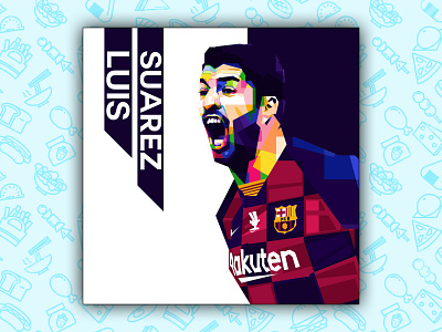Luis Suarez art background barcelona colorful design fc barcelona fcb football football club illustration luis luis suarez order portrait soccer spains suarez uruguay vector wpap