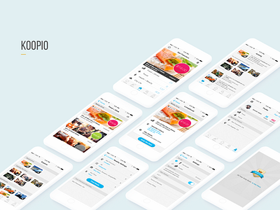 Koopio app design mobile ui ux