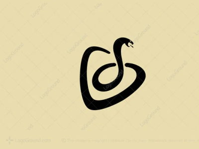 Cobra Music Play logo cobra entertainment logo logoforsale logos music play record reptile snake studio