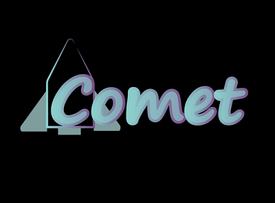Comet Design 1 design flat logo vector