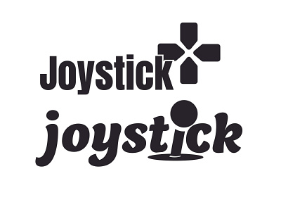 Joystick branding dailylogochallenge flat logo minimal typography