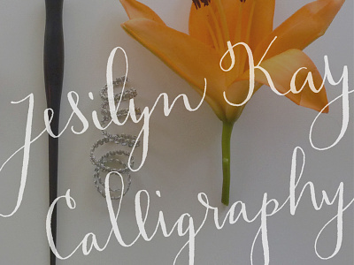 jesilynkaycalligraphy.com is live calligraphy hand lettering handwriting ink ink and pen lettering modern calligraphy open for business pen site launch website launch
