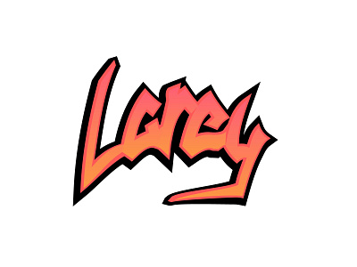 "Larey" The Band branding design flat illustration illustrator lettering logo minimal typography vector