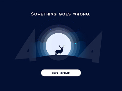 404page. DailyUI 8 animals dailyui flat illustration