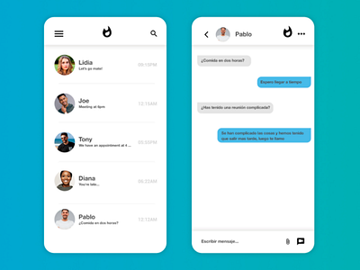 DailyUi 13 - Direct Messaging chat dailyui messaging ui uidesign ux