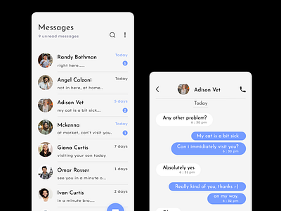 Iphone UI based Messaging App... application iphone based ui iphone message iphone message app
