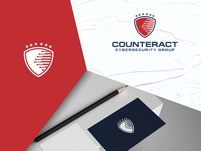 CounterAct logo 99designs app branding contest design icon illustration logo security shield simple technical technology typography vector