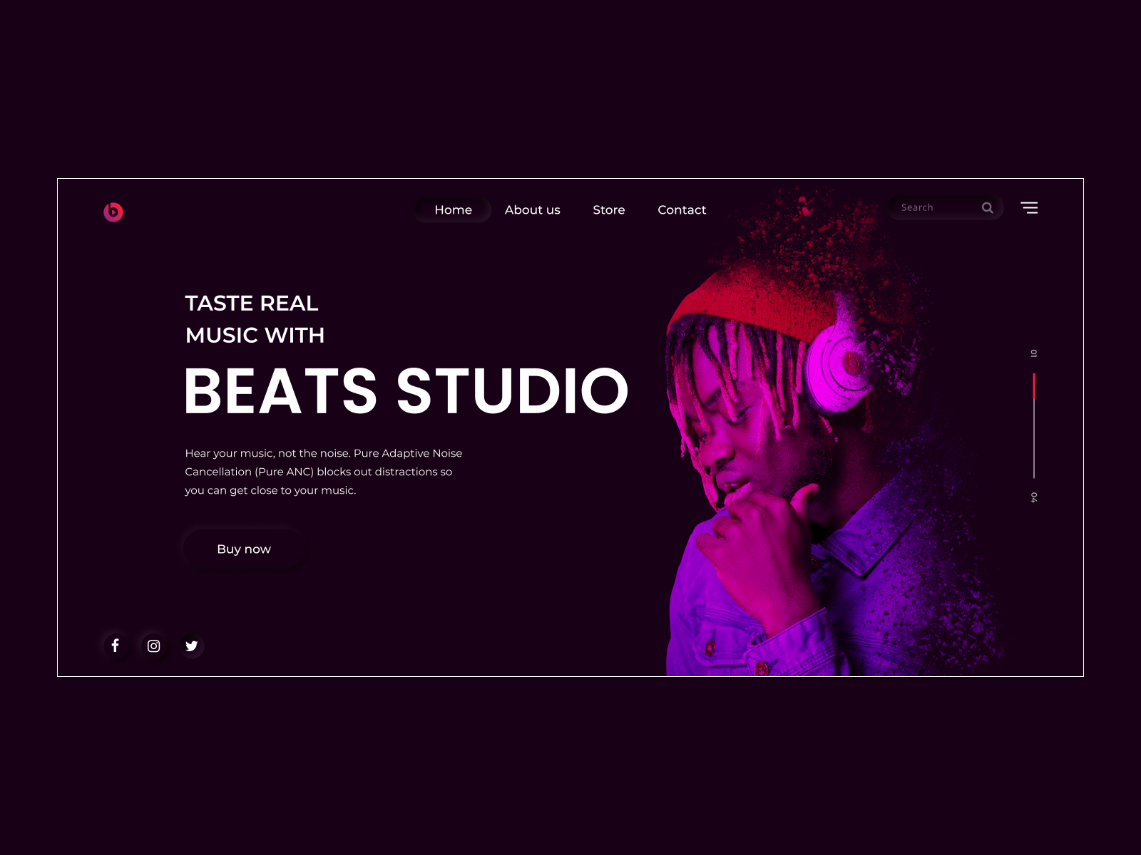 Beats neumorphic design concept by Oksana Marchenko on Dribbble