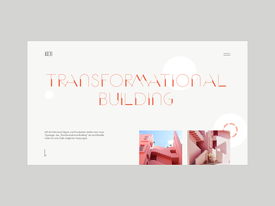 Transformational Buildings design typography ui uidesign web webdesign