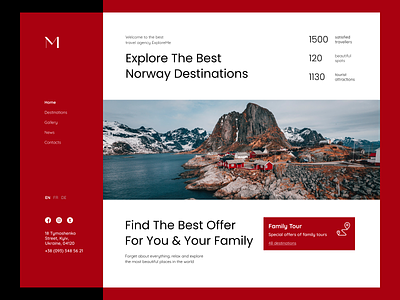 Travel Agency concept design travel travel agency travelling typography ui uidesign uiuxdesign ux webdesign welcome page